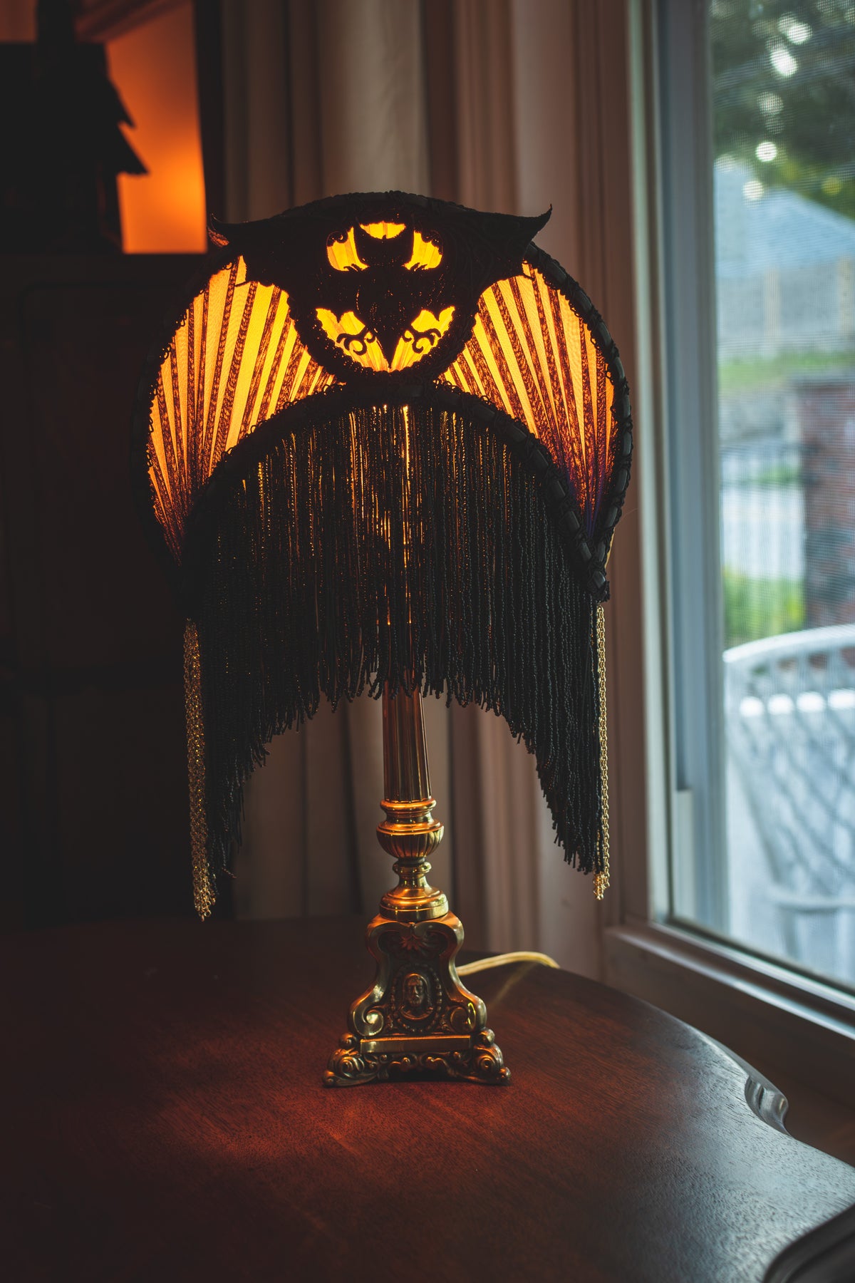 Custom Crescent Shape Lampshade