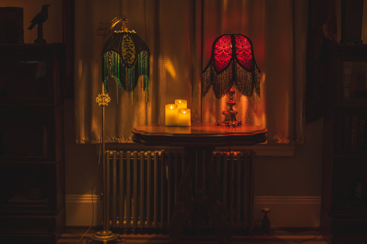 The Hanging Garden One-of-a-kind Victorian Lampshade