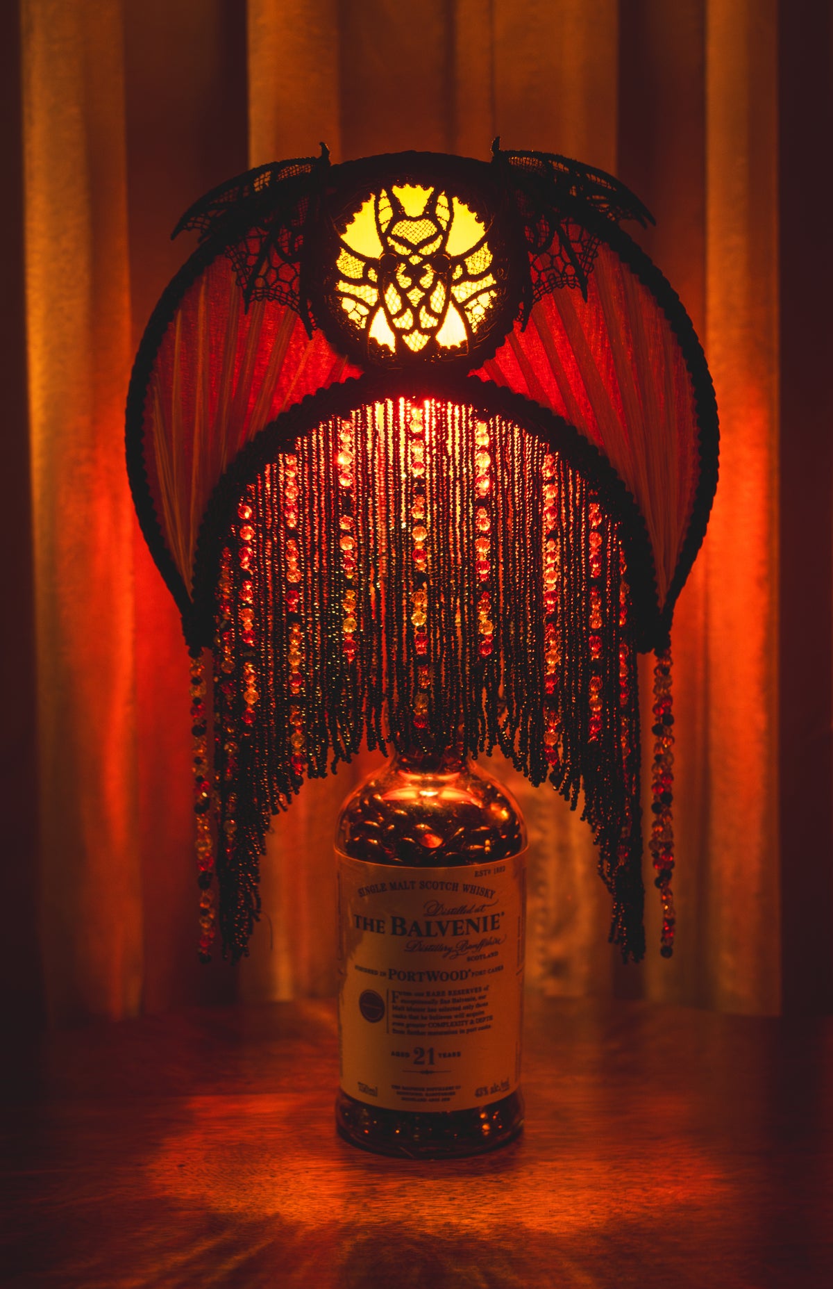 Custom Crescent Shape Lampshade