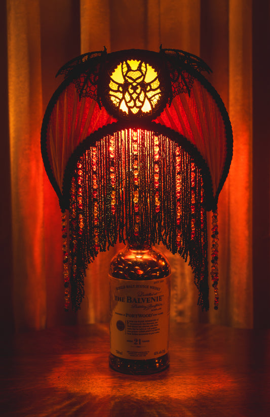 Custom Crescent Shape Lampshade
