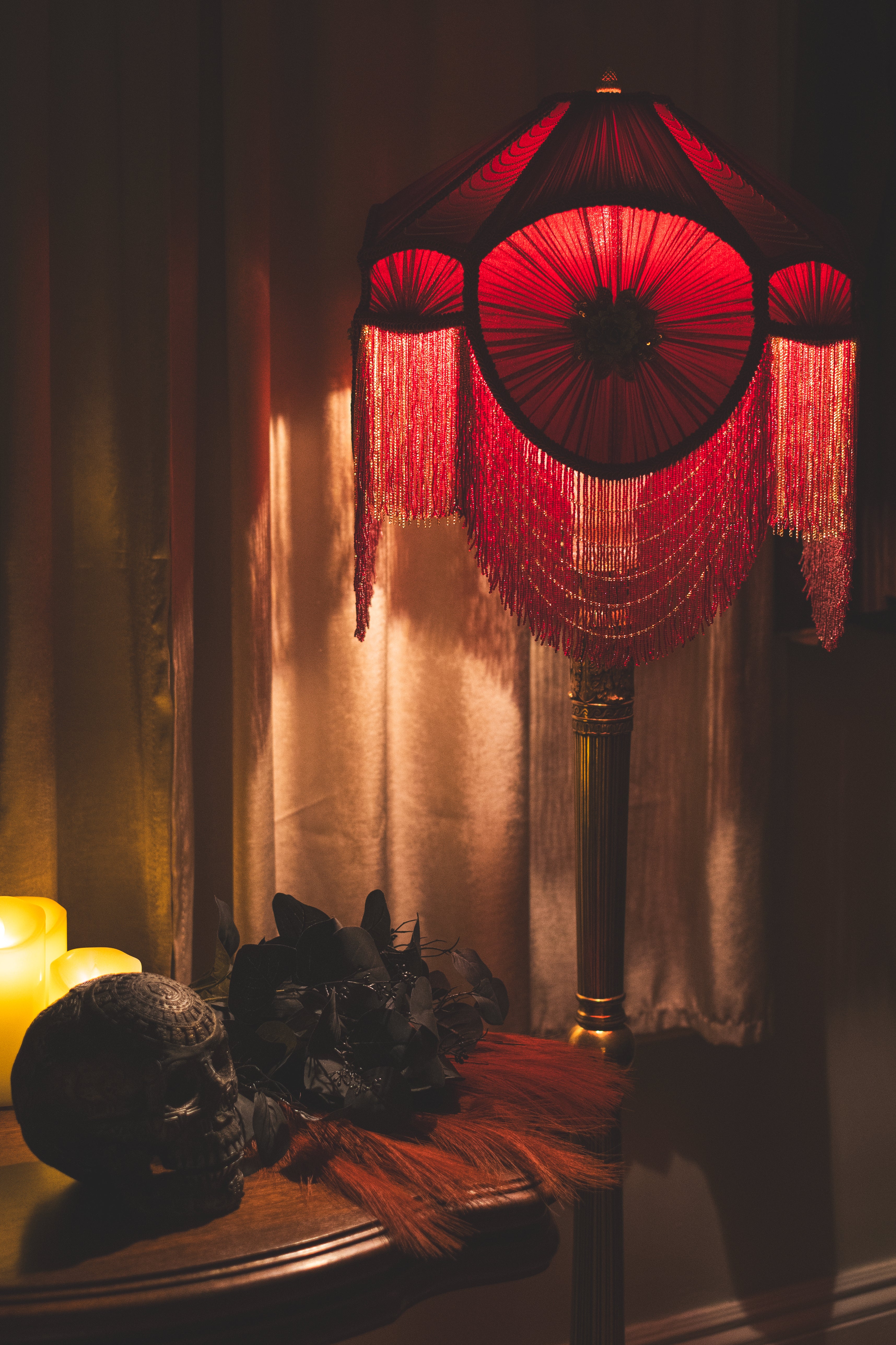 One-of-a-kind Large Victorian Lampshade – Sacred Remains Studio