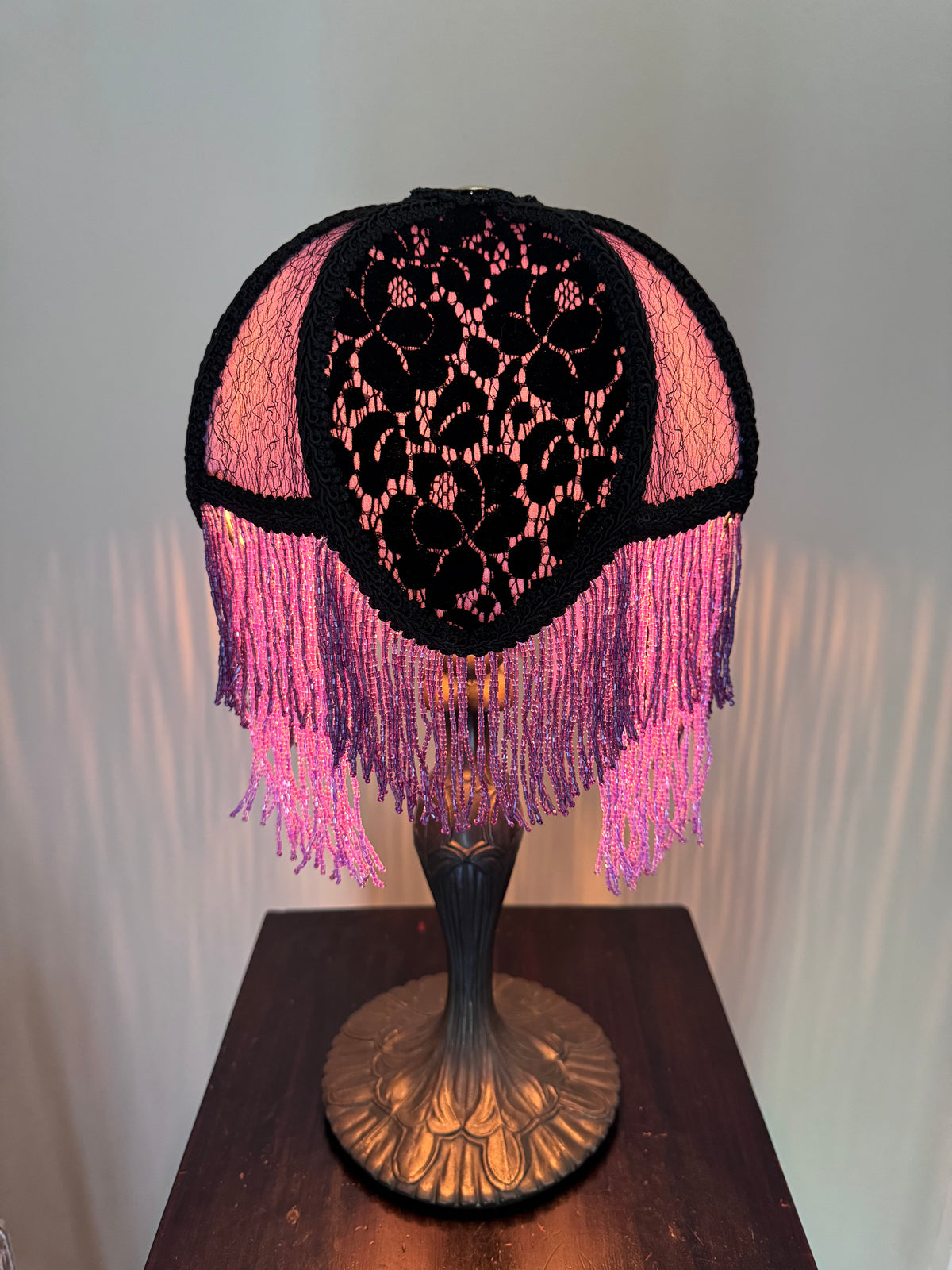 Purple Rain Victorian Lampshade